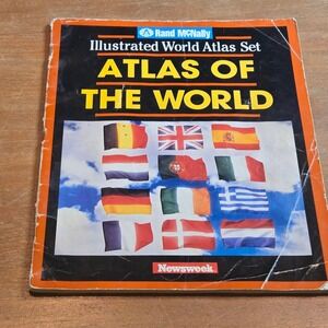 Rand McNally Atlas of the World 1993 Newsweek Edition‎ Vintage Maps  Magazine